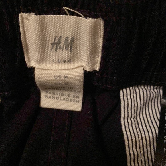 H&M men’s jogger pants, medium, black - Picture 4 of 7
